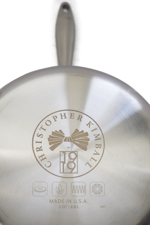 Milk Street Store - Regal Ware Christopher Kimball by Regal Ware 3-quart Covered Stainless Steel Saucepan