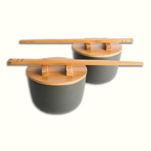 Milk Street Store - Jia Jia Kkini Bowl & Chopsticks - Set of 2